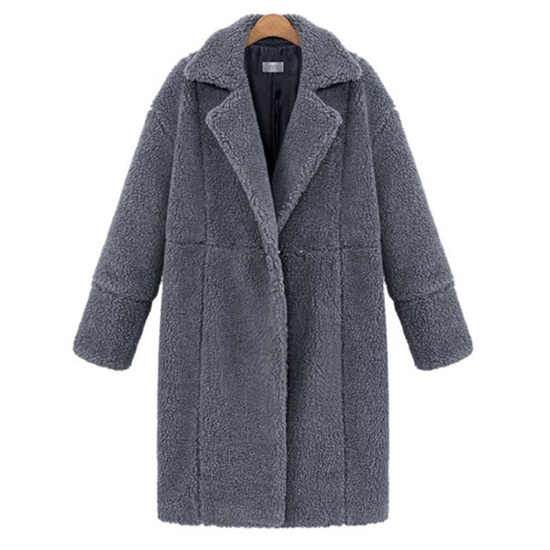 Thick Woolen Coats Blends Jackets Slim Casual Overcoat