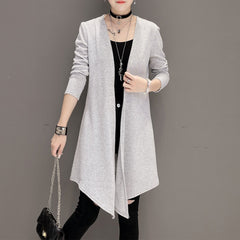 Large Size More Colors Woman Plain Coats