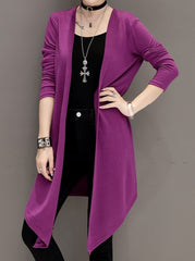 Large Size More Colors Woman Plain Coats
