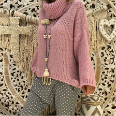 Fashionable And Casual Easy Turtleneck Sweater