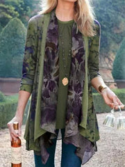 Floral Long Sleeve Outerwear