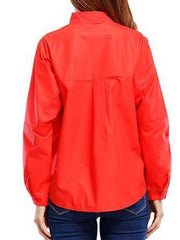 Fashion Sexy Pure Single breasted Long sleeve Blouses