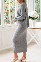 Knit Sweater Skirt Suit Sweater Dresses Maxi dresses