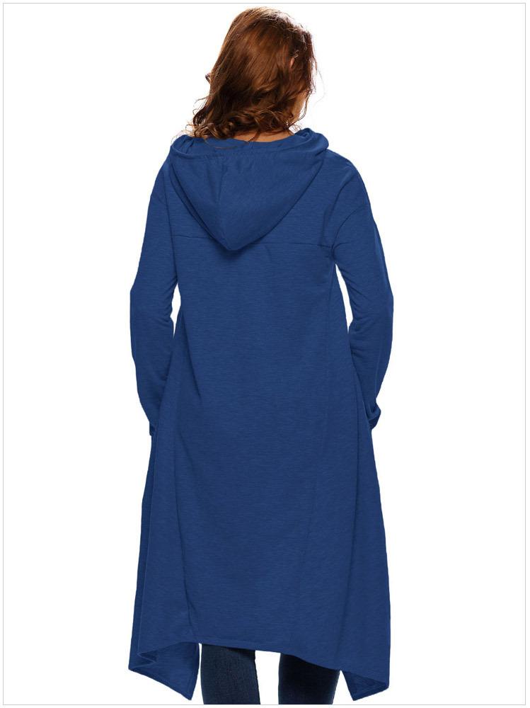 Hoodies Long sleeve Irregularity Body grading Sweatshirts
