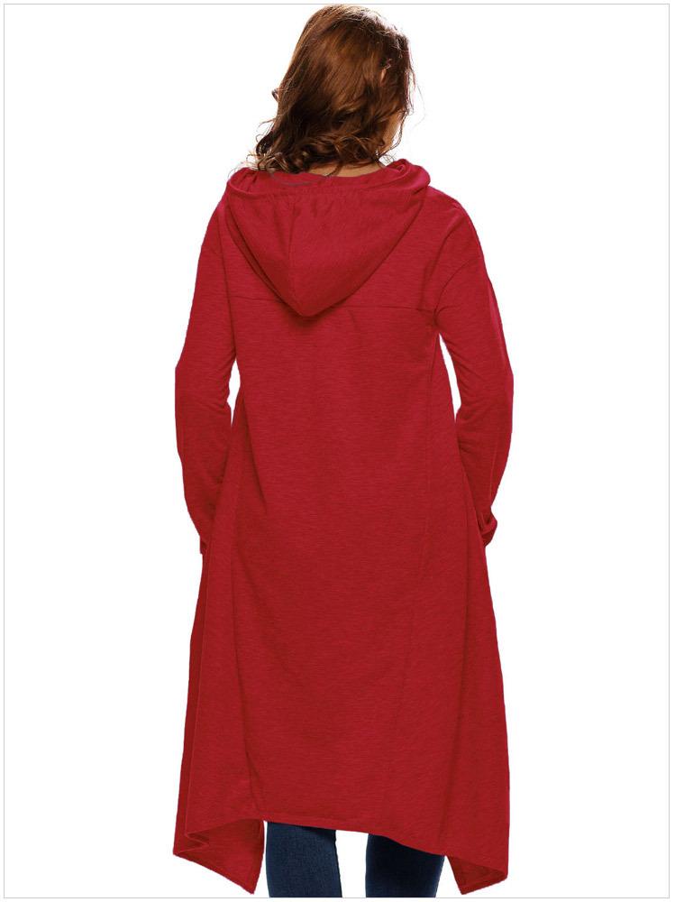 Hoodies Long sleeve Irregularity Body grading Sweatshirts