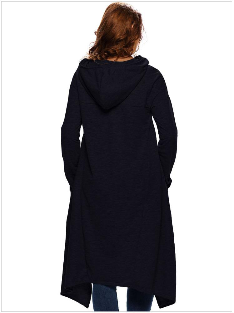 Hoodies Long sleeve Irregularity Body grading Sweatshirts