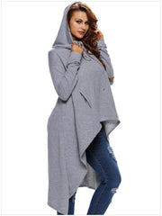 Hoodies Long sleeve Irregularity Body grading Sweatshirts