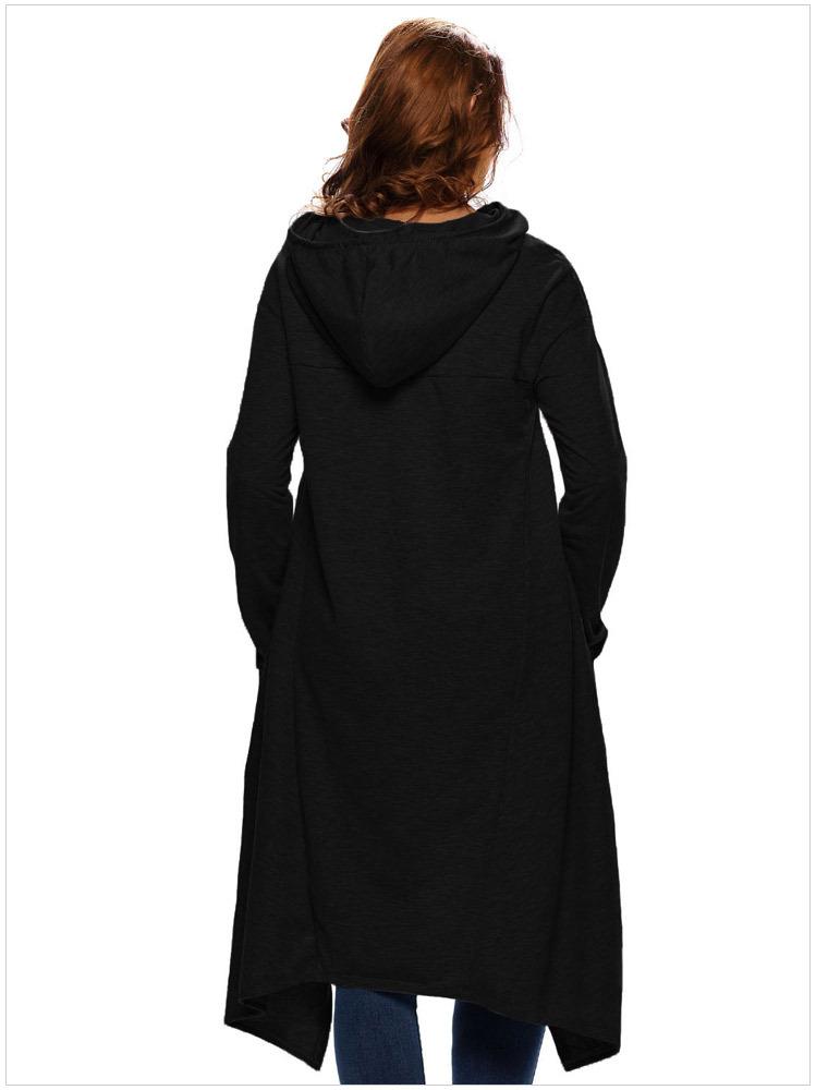 Hoodies Long sleeve Irregularity Body grading Sweatshirts