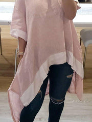 Swallowtail Cotton And Linen Top