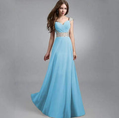 Fashion Sequin Chiffon Evening Dresses