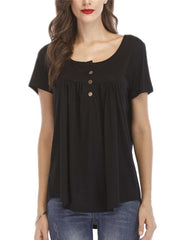 Loose Drape Short sleeve T-Shirts