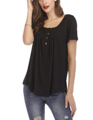Loose Drape Short sleeve T-Shirts