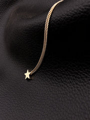 Golden Alloy Casual Necklaces