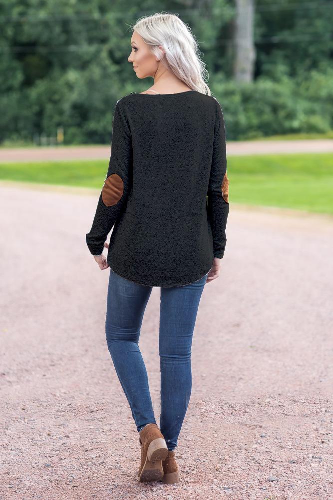 Fashion Women  Long sleeve Round neck Sweatshirts