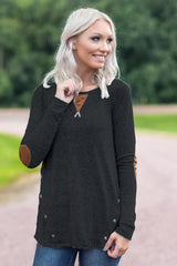 Fashion Women  Long sleeve Round neck Sweatshirts