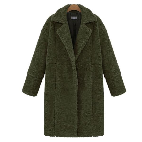 Thick Woolen Coats Blends Jackets Slim Casual Overcoat