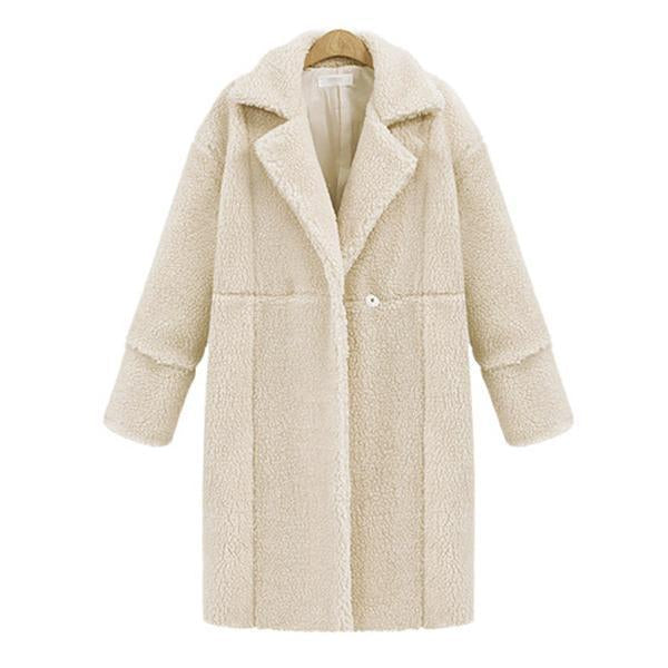 Thick Woolen Coats Blends Jackets Slim Casual Overcoat