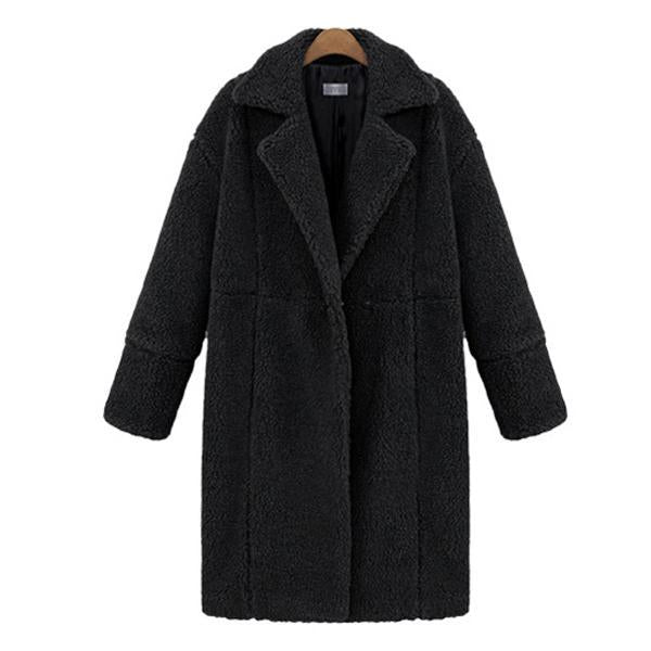 Thick Woolen Coats Blends Jackets Slim Casual Overcoat