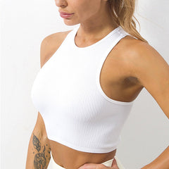 Solid Basic Seamless Streetwear Tank Tops