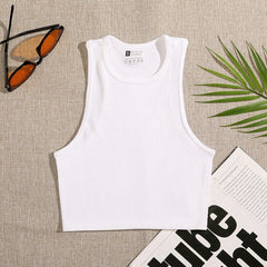 Solid Basic Seamless Streetwear Tank Tops