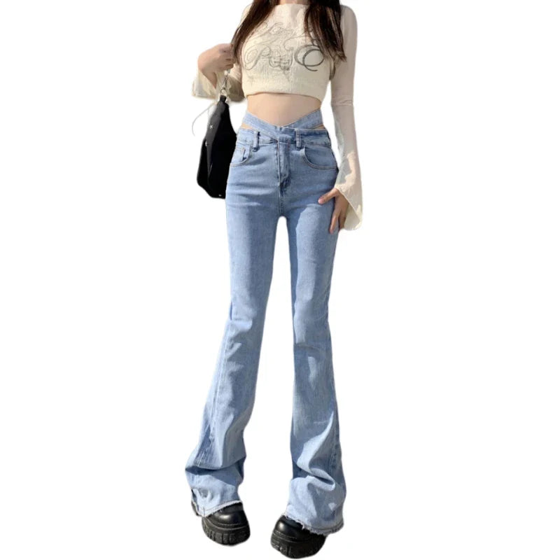 Spring Retro High Waist Y2K Jeans