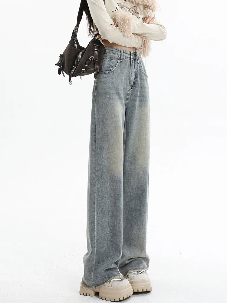 High Waist Baggy Retro Y2K Jeans