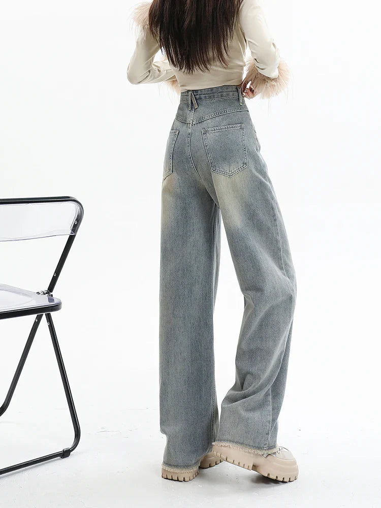 High Waist Baggy Retro Y2K Jeans