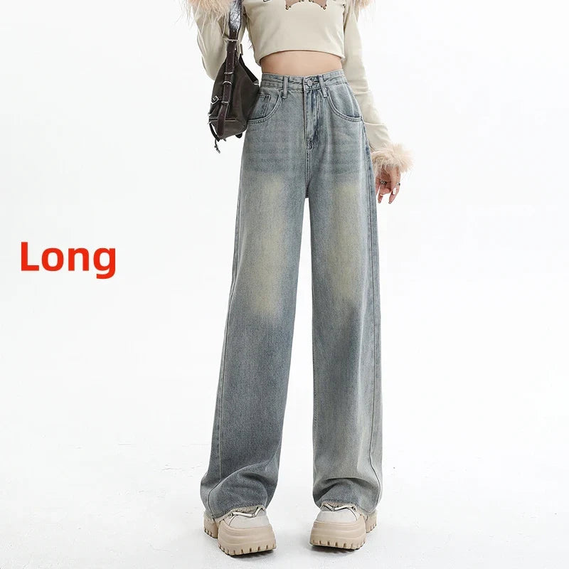 High Waist Baggy Retro Y2K Jeans