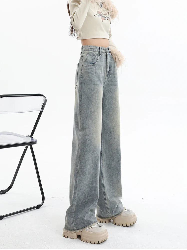 High Waist Baggy Retro Y2K Jeans