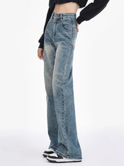 Fashion Wide Leg Streetwear Jeans