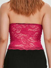 Lace Tube for  Strapless Y2K Off Shoulder Aesthetic Cropped Summer Mini Vest Streetwear  New Crop Top