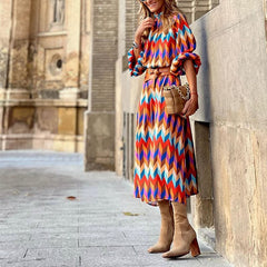 Casual  Lantern Sleeve Dress