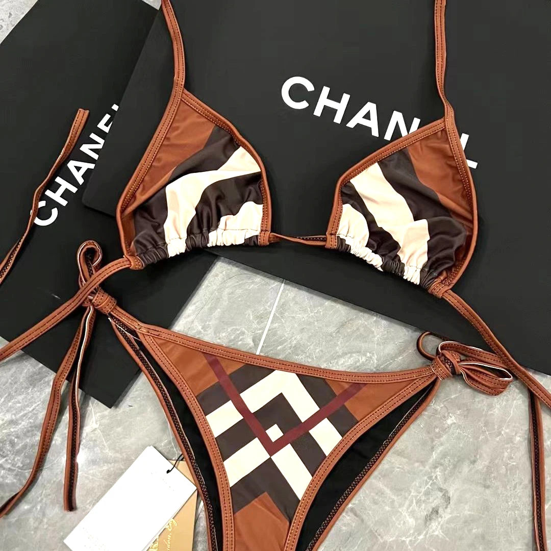 Luxury Designer Brand Micro Bikini Set