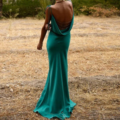 Clytie Fashion Spaghetti Straps  Maxi Dress