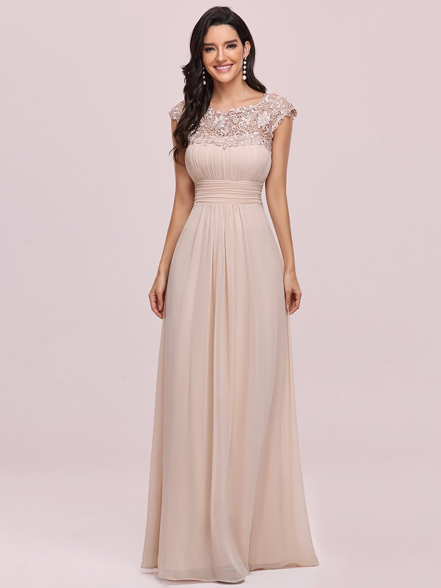 Bestsellers Wholesale Lacey Chiffon Evening Party Gowns