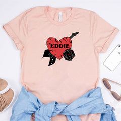 Red Heart Printed T-shirt
