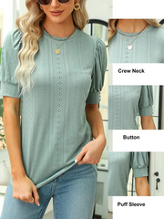 Floral Vacation Crew Neck Loose T-Shirts