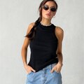 Knitted O Neck Off Shoulder  Top