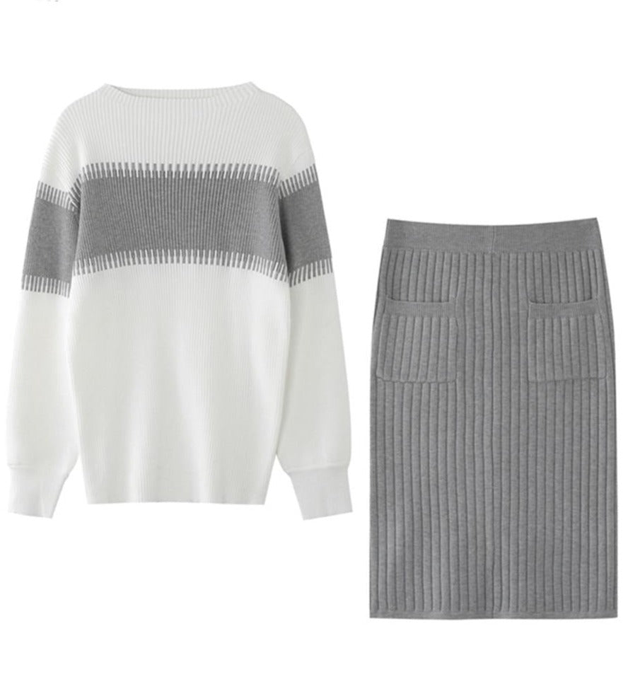 LARRA SWEATER & SKIRT SET