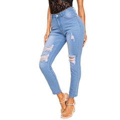 High Waist Pencil Jeans