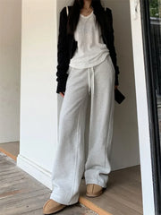 Gray Oversize Sweatpants Korean Harajuku Cotton Jogging Pant