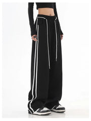 Japanese Black Sweatpants Cyber Punk Oversize Wide Jogger Pant
