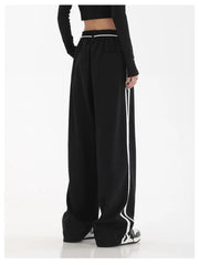 Japanese Black Sweatpants Cyber Punk Oversize Wide Jogger Pant