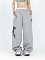 Star Jogging Sweatpants Harajuku Retro Vintage Patchwork Pant