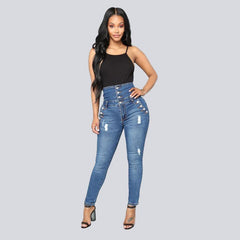 High Waist Stretch Jeans