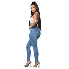 High Waist Stretch Jeans