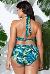 Print Swim Suit Large Size One Piece Plus Size Swimsuits