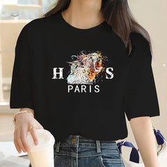Quality Leopard Print Summer T-shirt