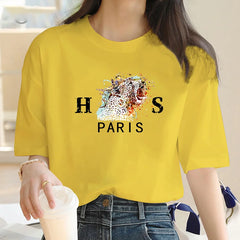 Quality Leopard Print Summer T-shirt