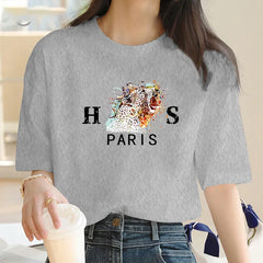 Quality Leopard Print Summer T-shirt